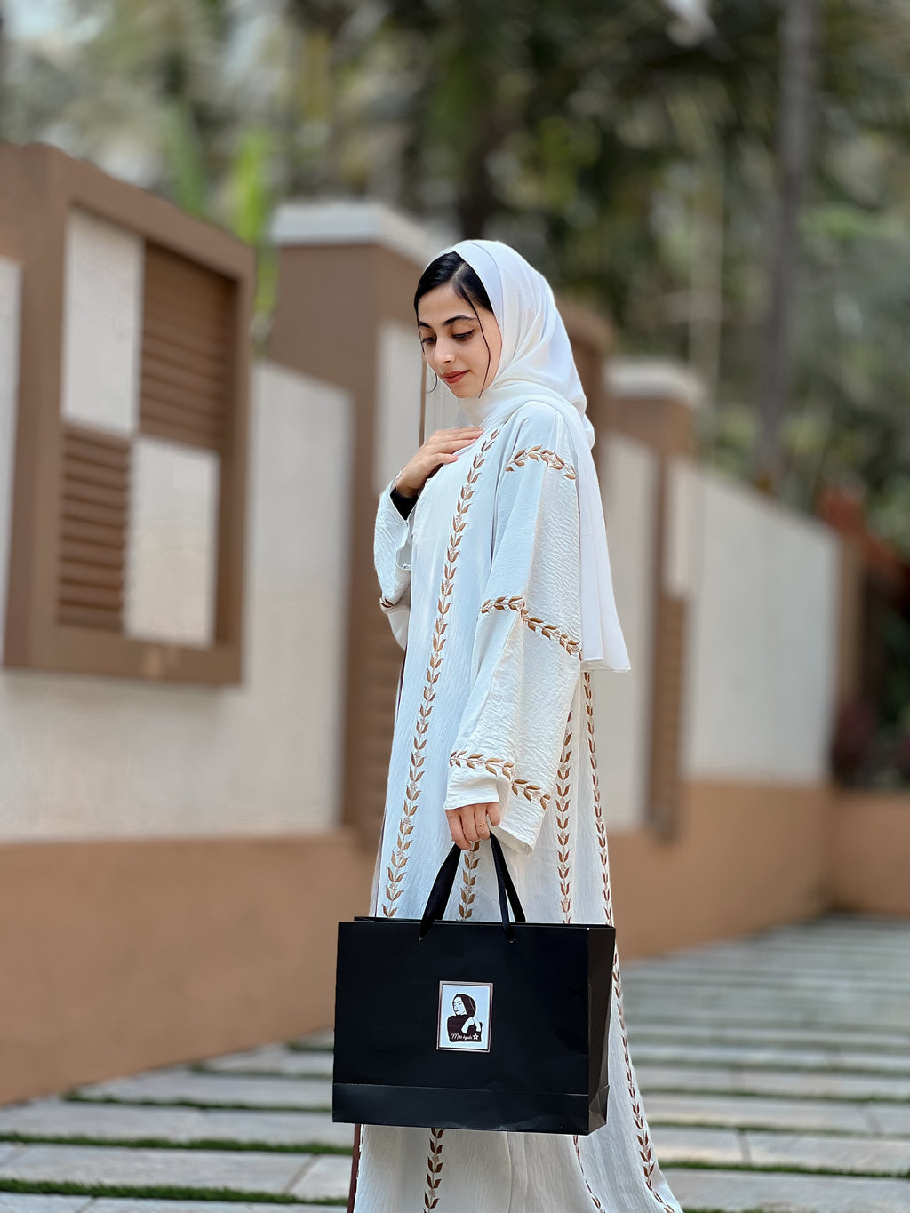 Sana Embroidery Abaya- MH009