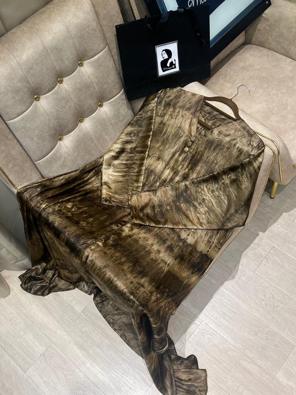 Printed Abaya -MH046