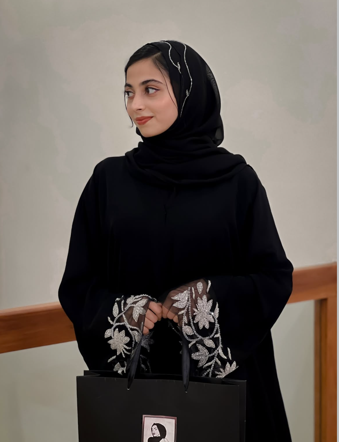 Sana Onyx Black Abaya -MH029