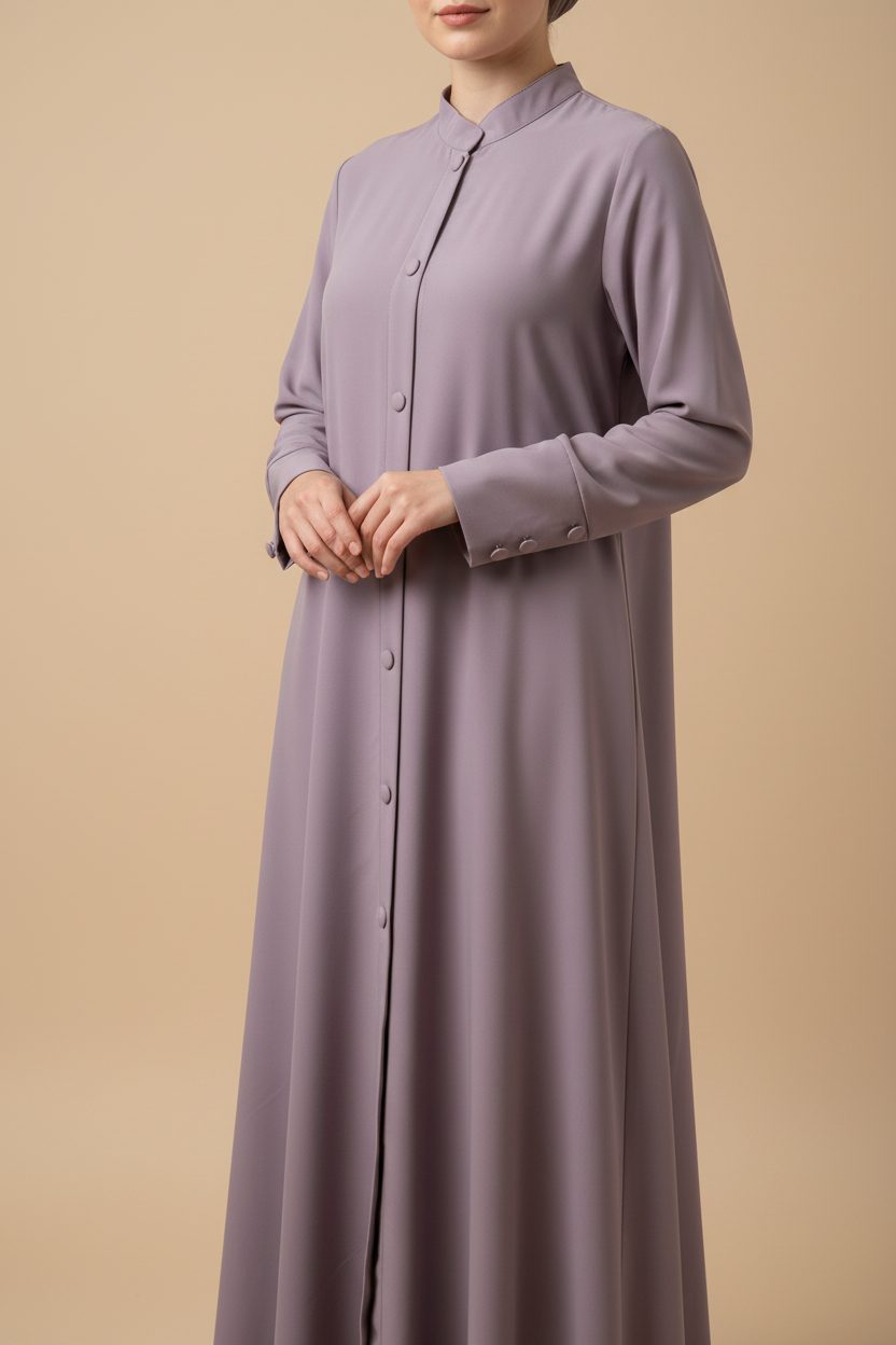 Everyday Abaya in Lavender ￼- MH070