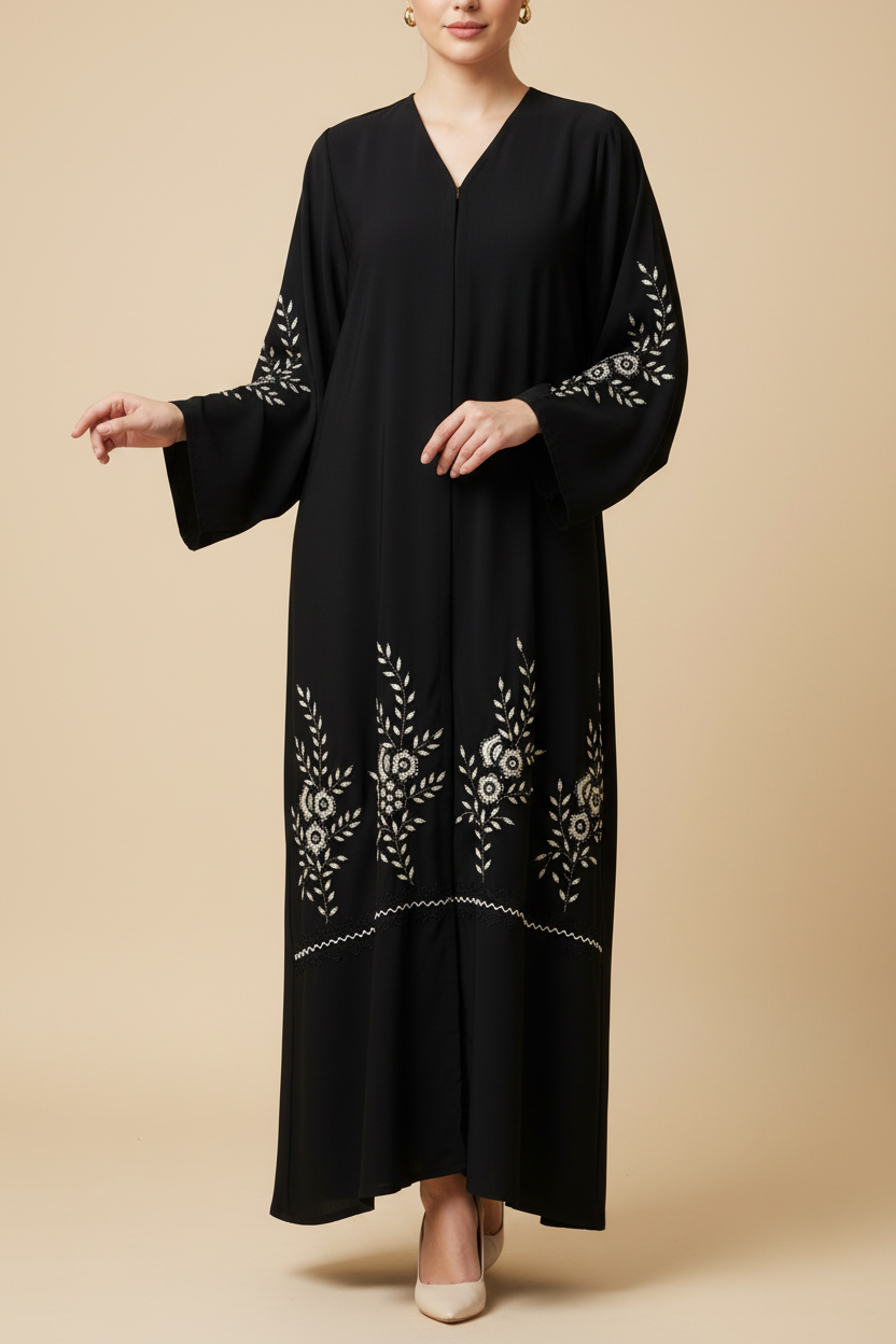 Black Party White Handwork -MH066