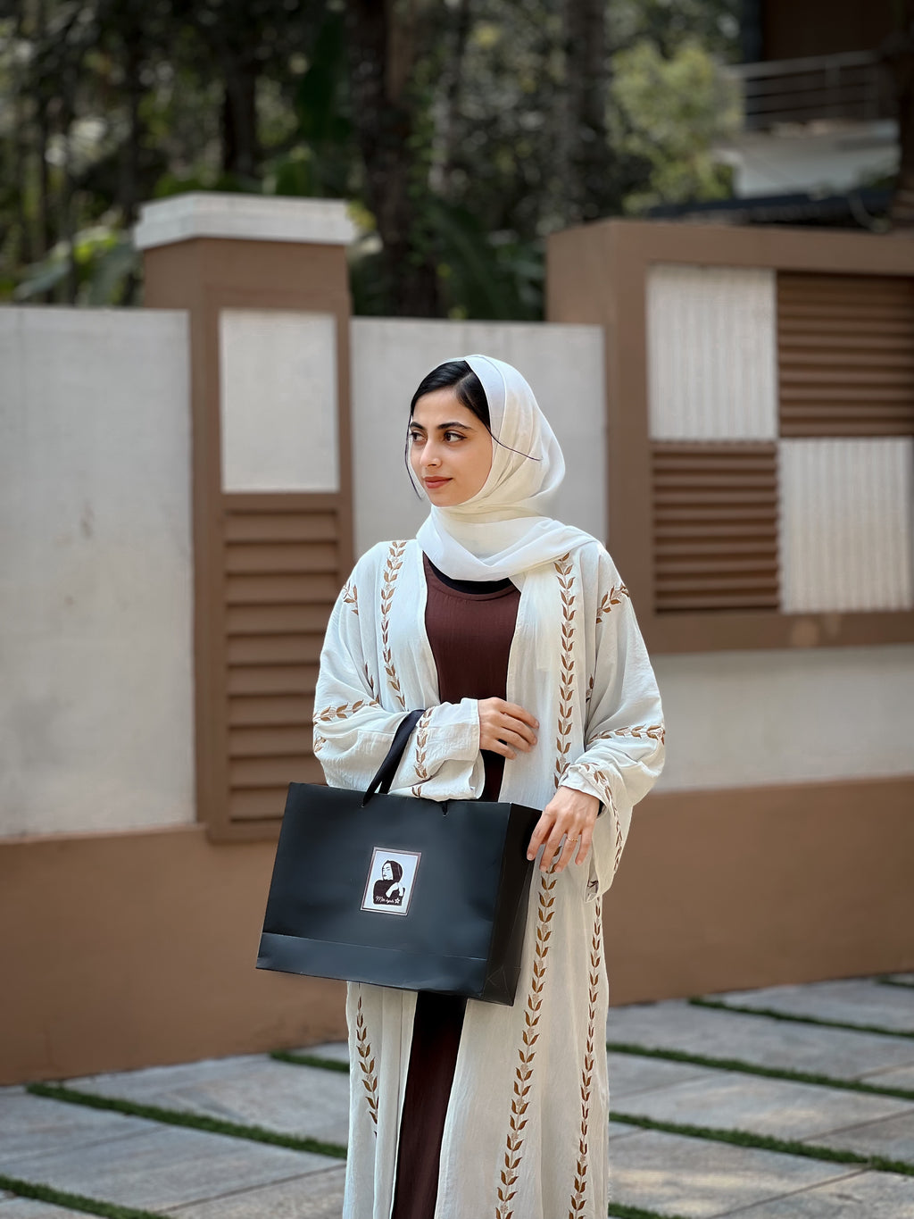 Sana Embroidery Abaya- MH009