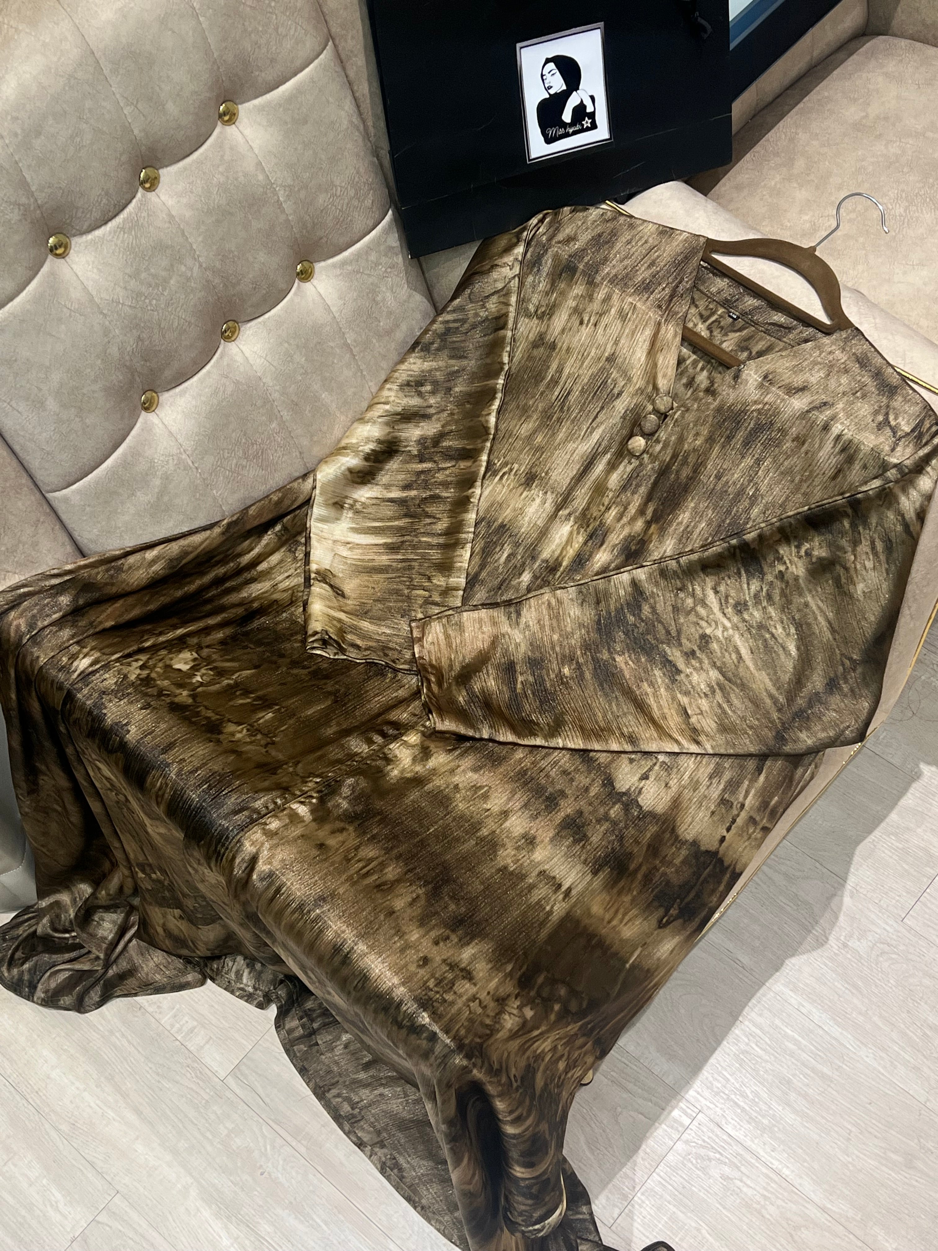 Printed Abaya -MH046