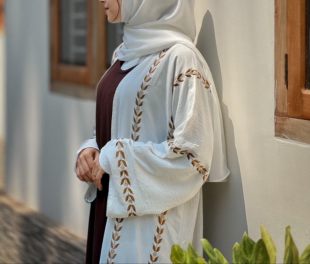 Sana Embroidery Abaya- MH009