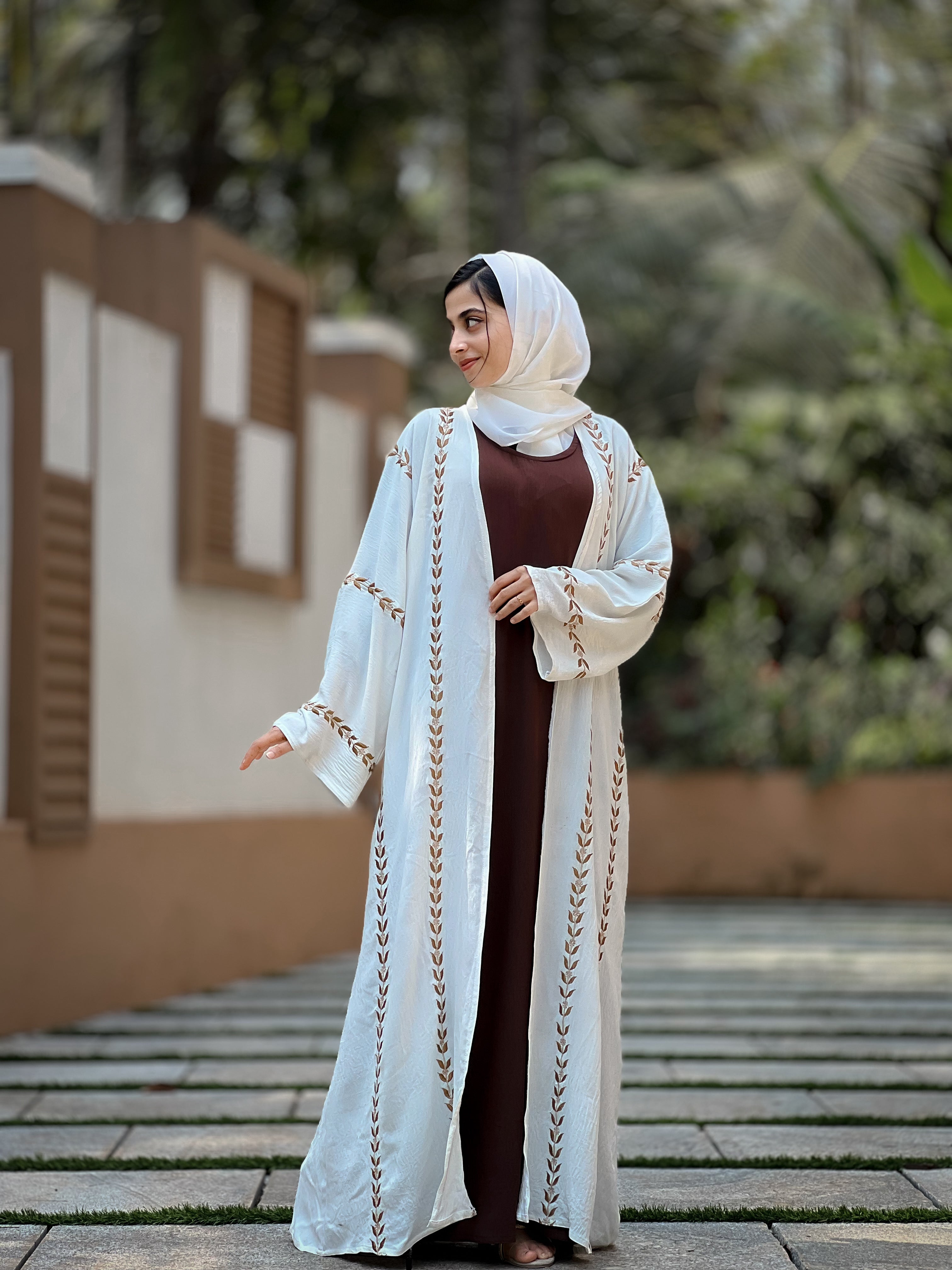 Sana Embroidery Abaya- MH009