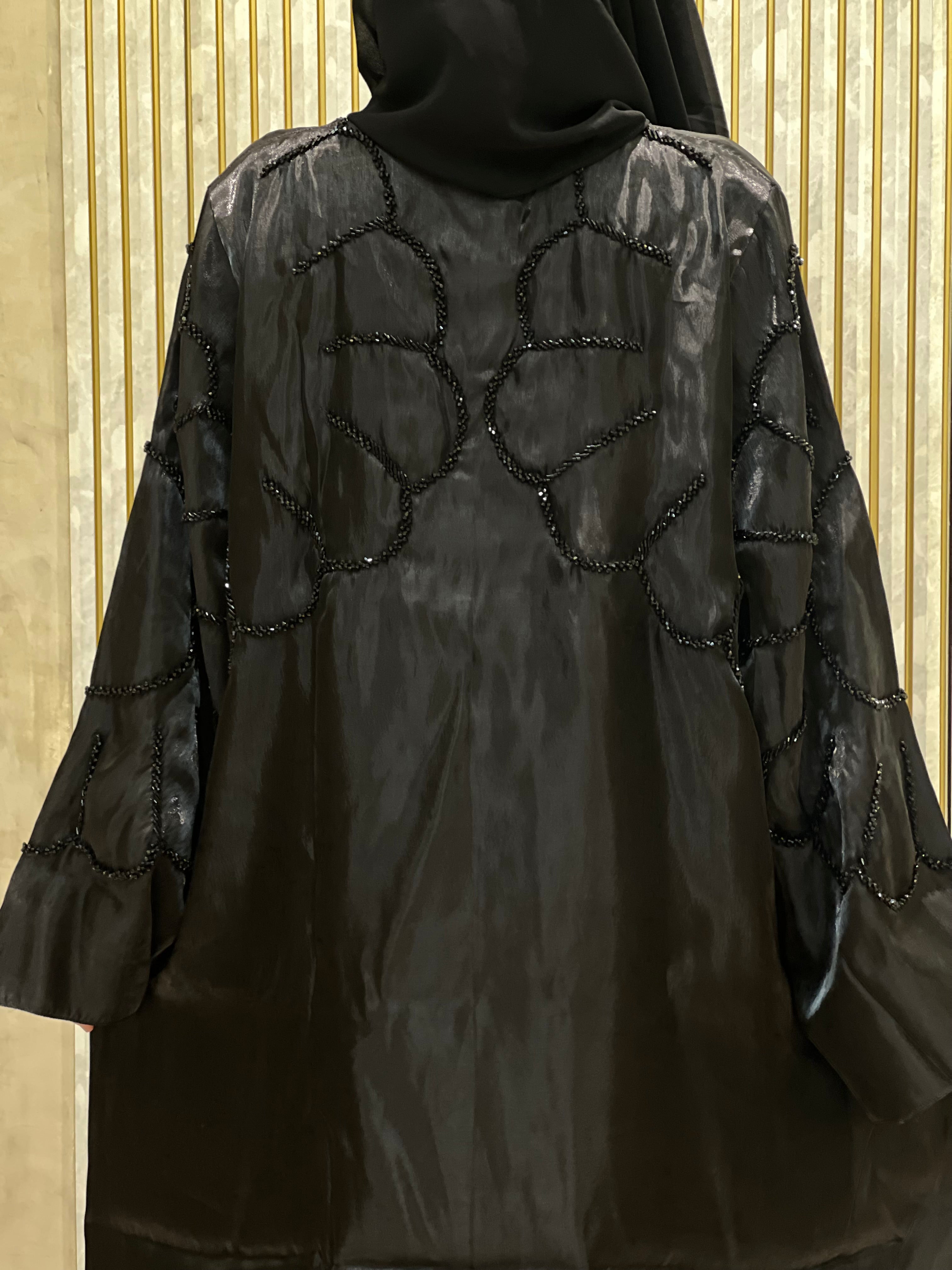 BLACK PARTY SANA ABAYA- MH014