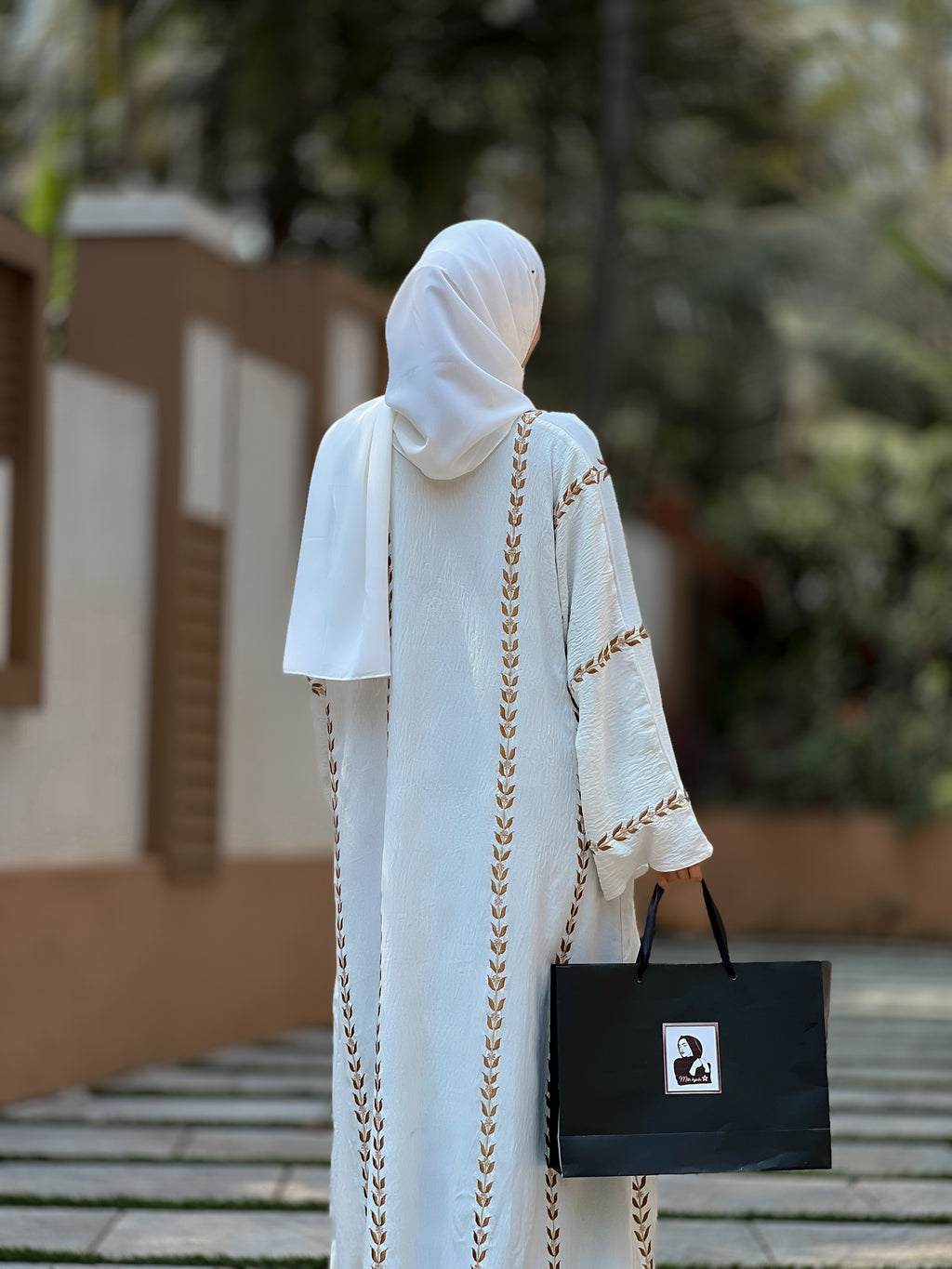 Sana Embroidery Abaya- MH009