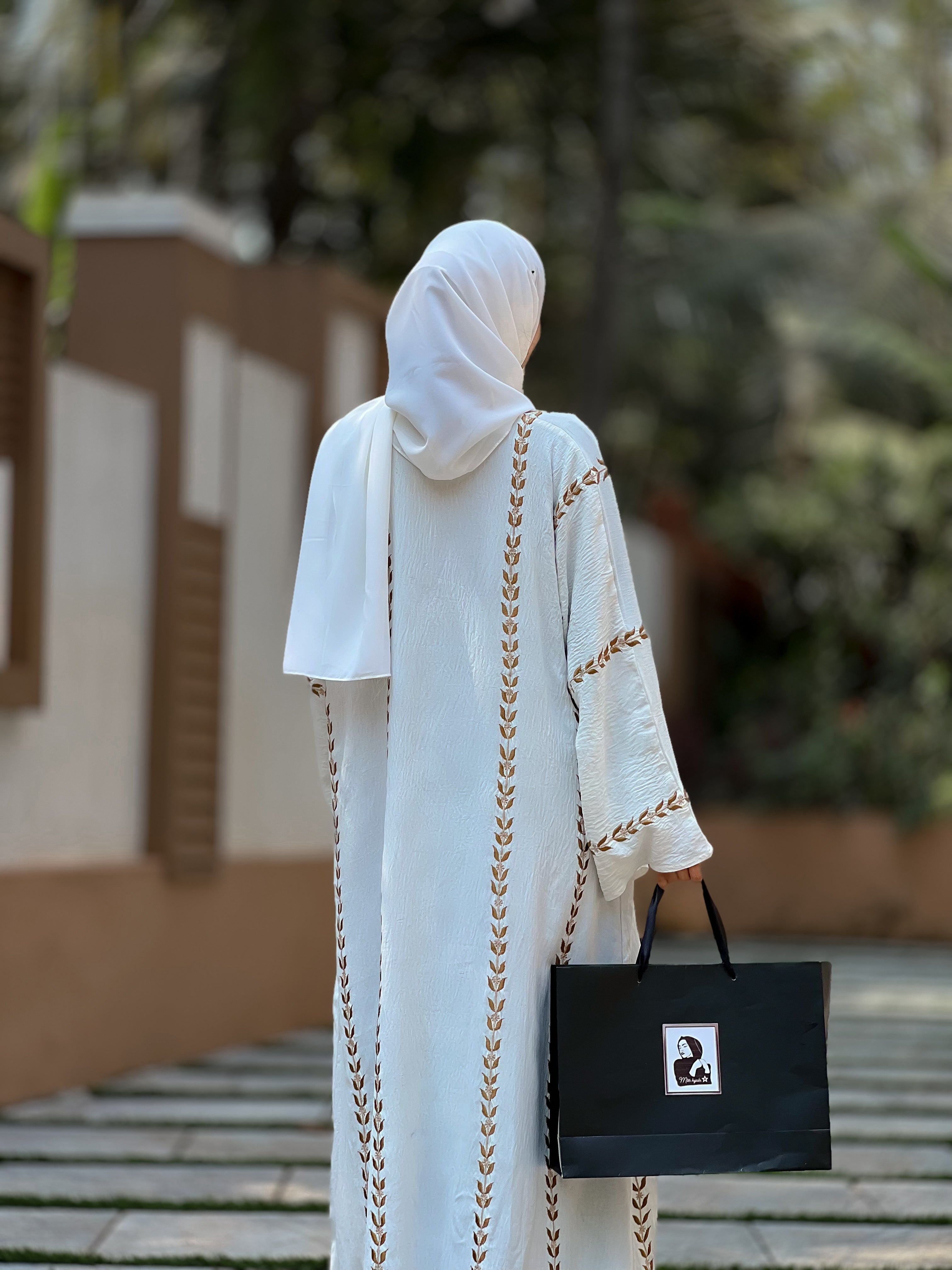 Sana Embroidery Abaya- MH009