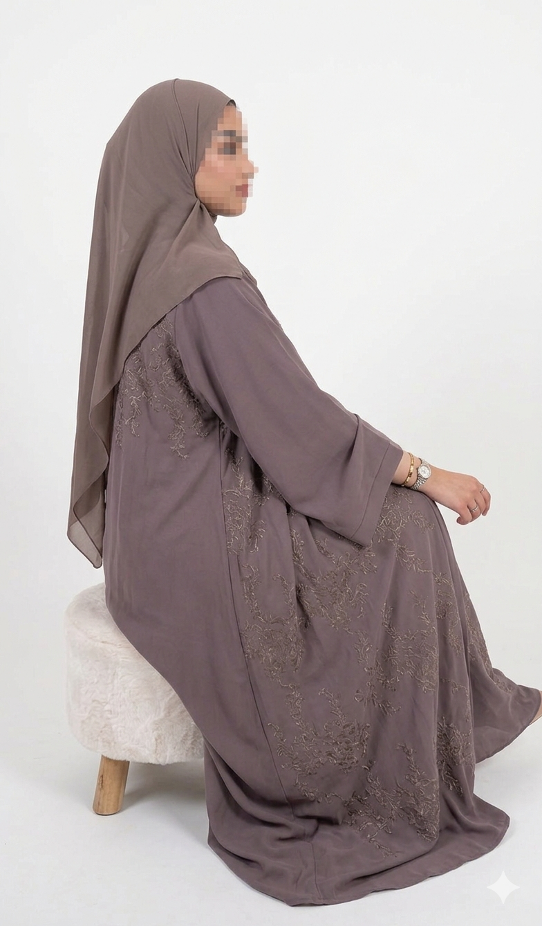 Simple everyday Abaya-MH245