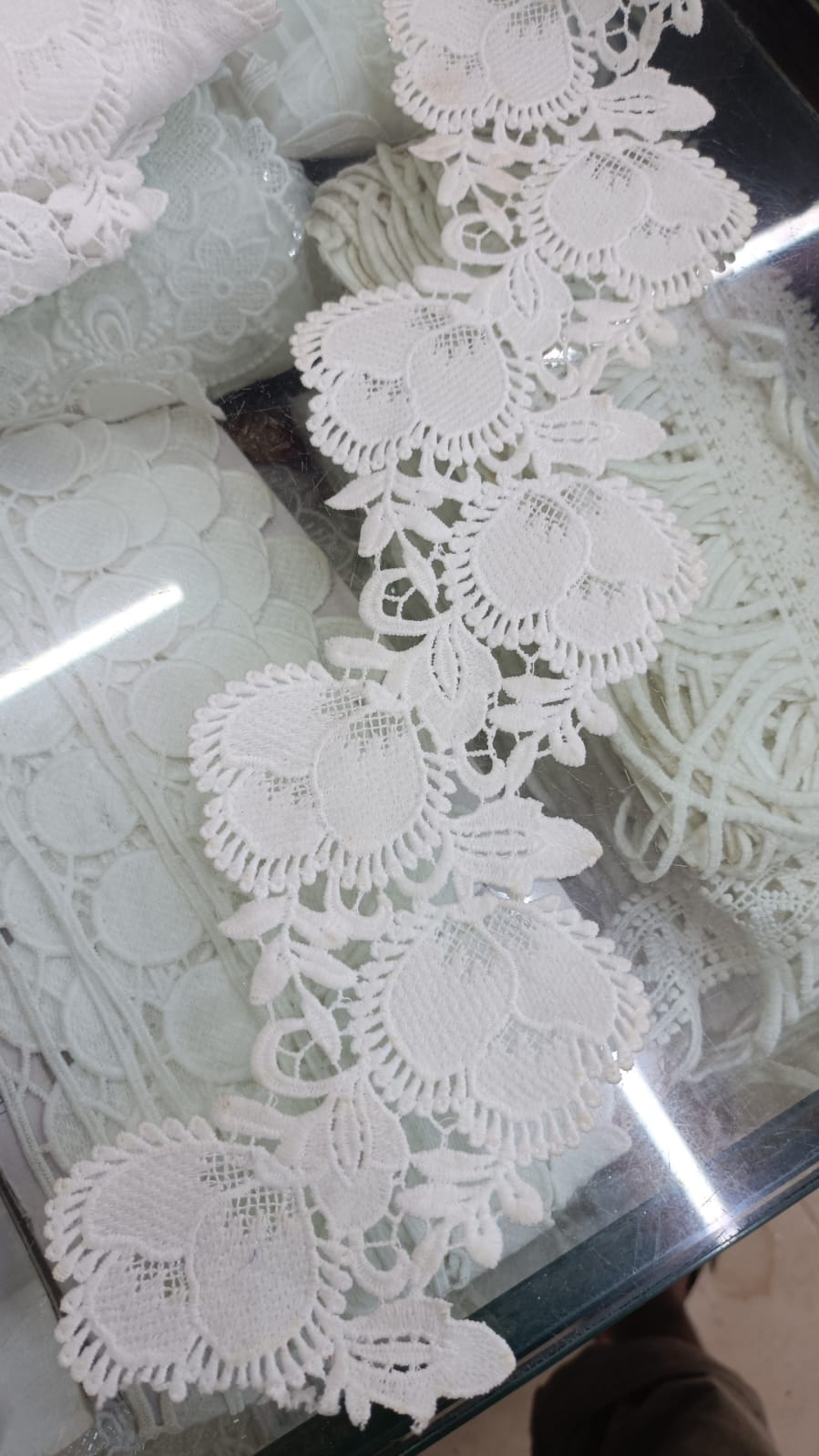 Baby Pink Trendy Lace Abaya- MH336