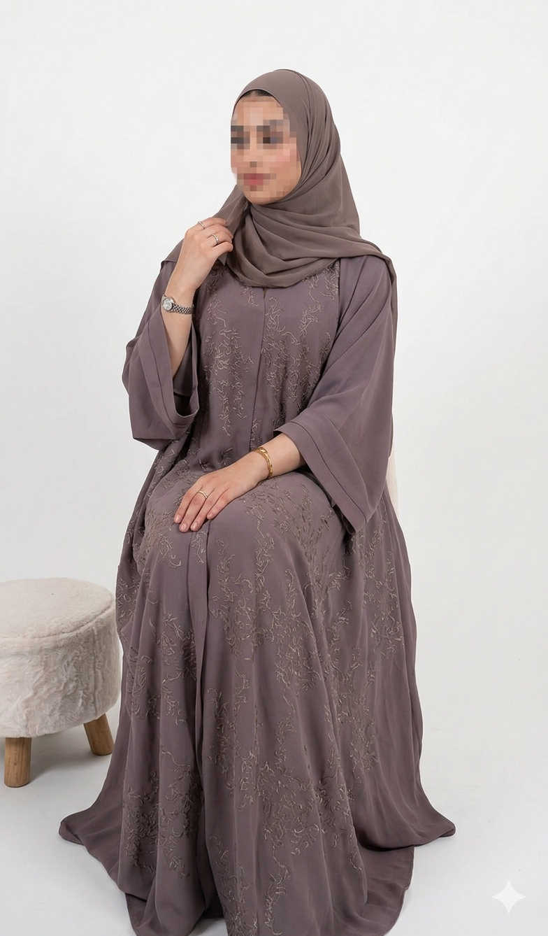 Simple everyday Abaya-MH245