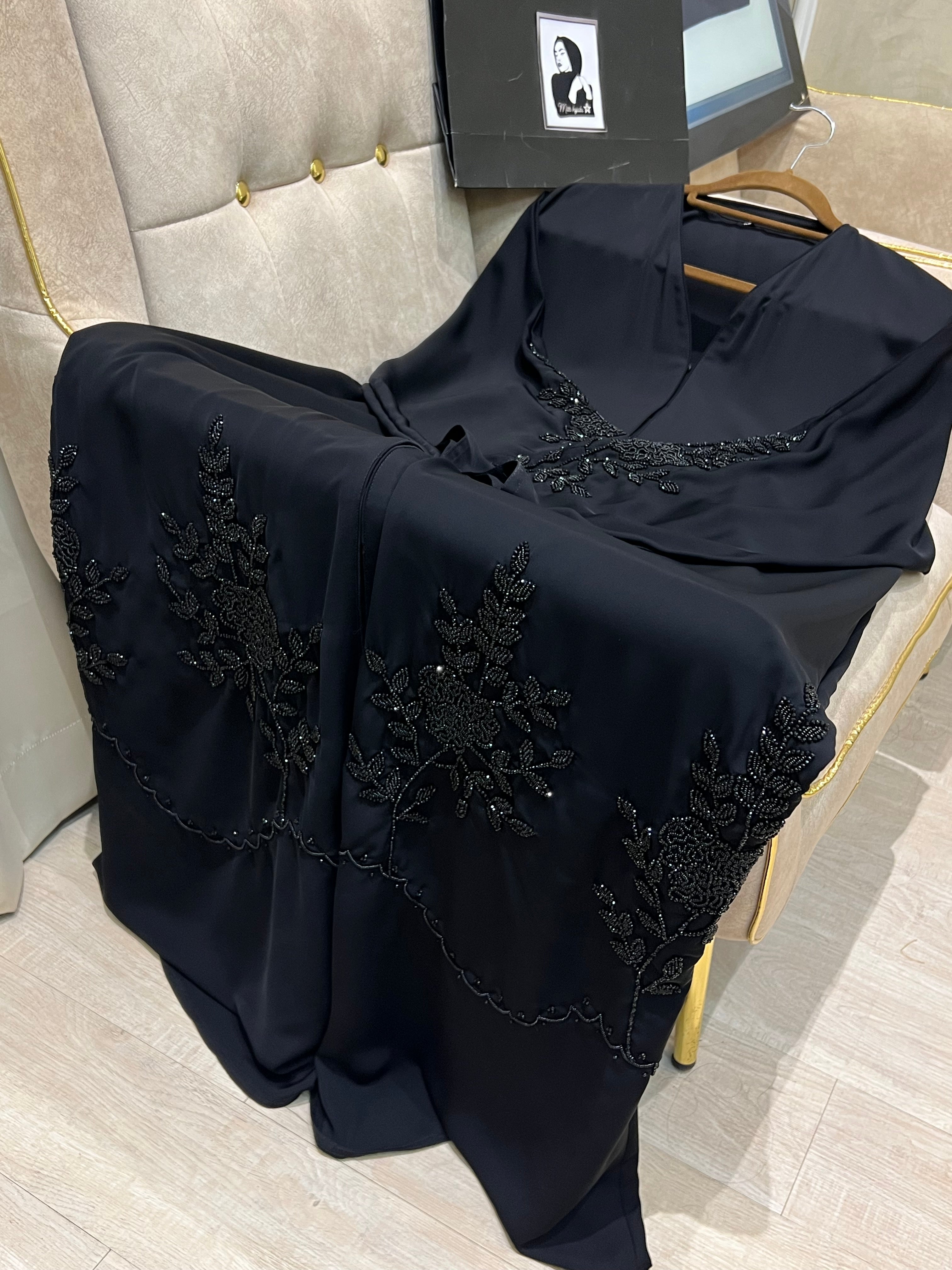 Timeless Black Signature Abaya
- MH049