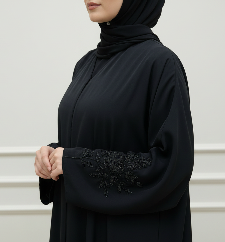 Timeless Black Signature Abaya
- MH049