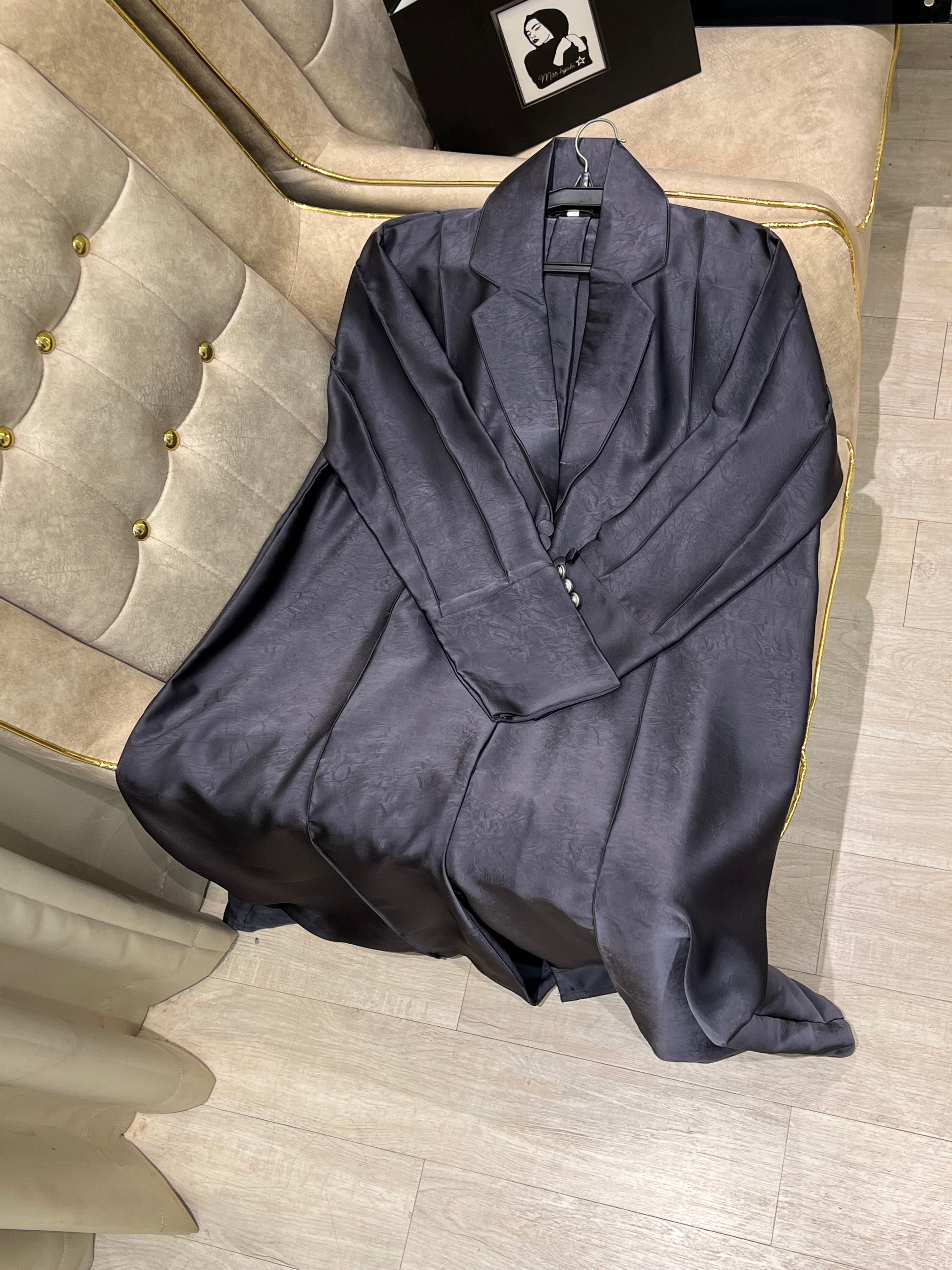 Trendy Printed Abaya -MH101