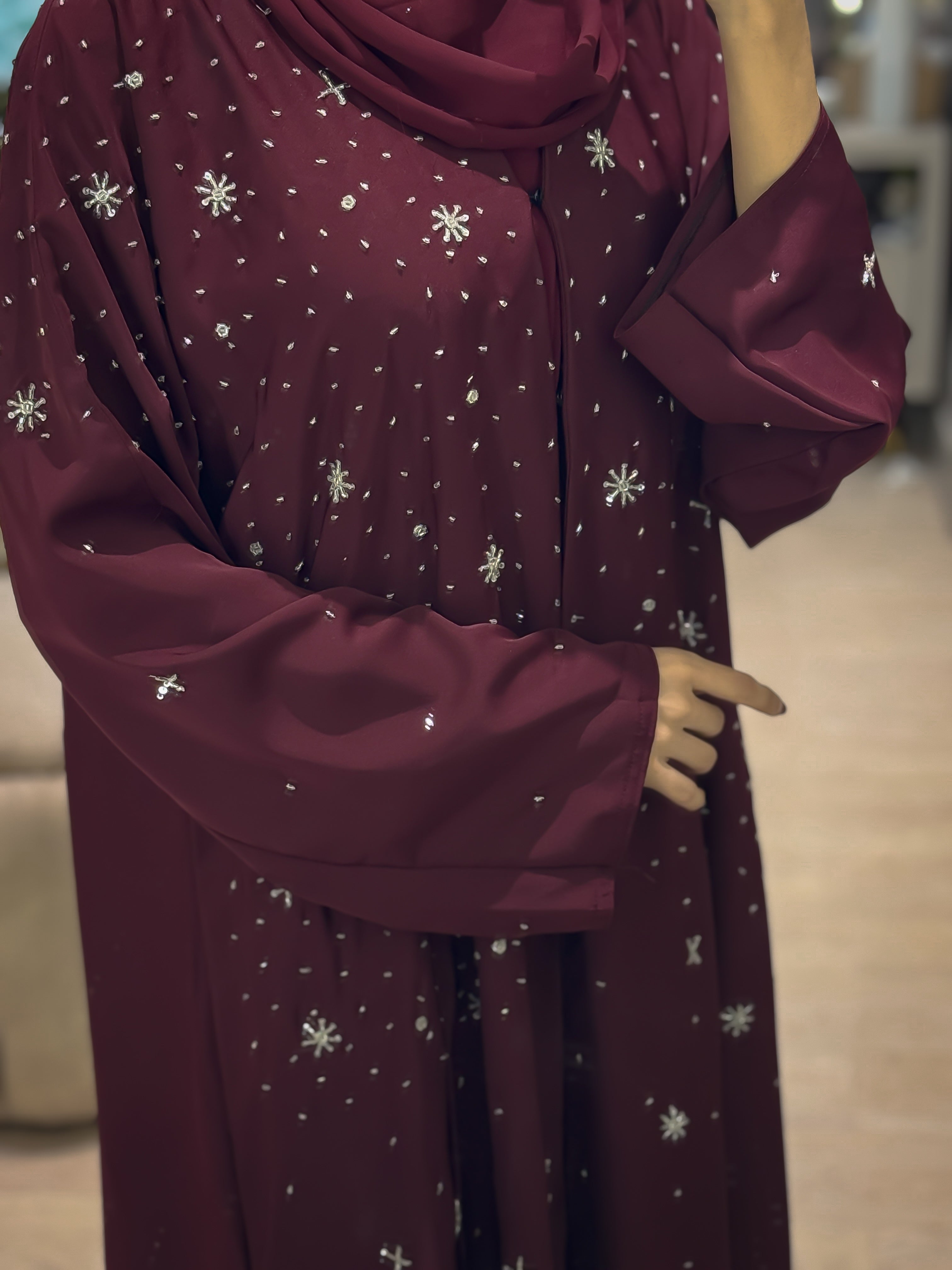 Cherry Nidha abaya- MH0541