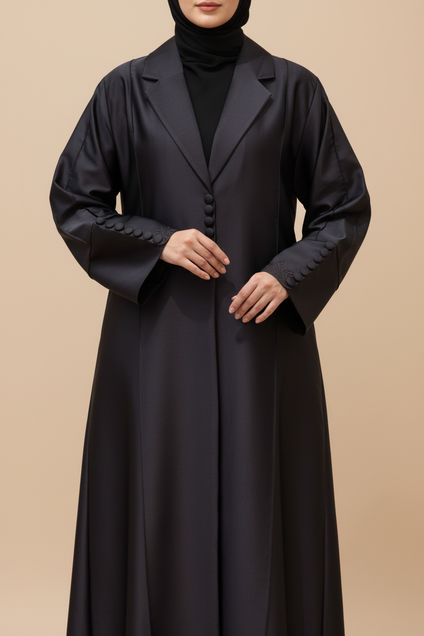 Trendy Printed Abaya -MH101