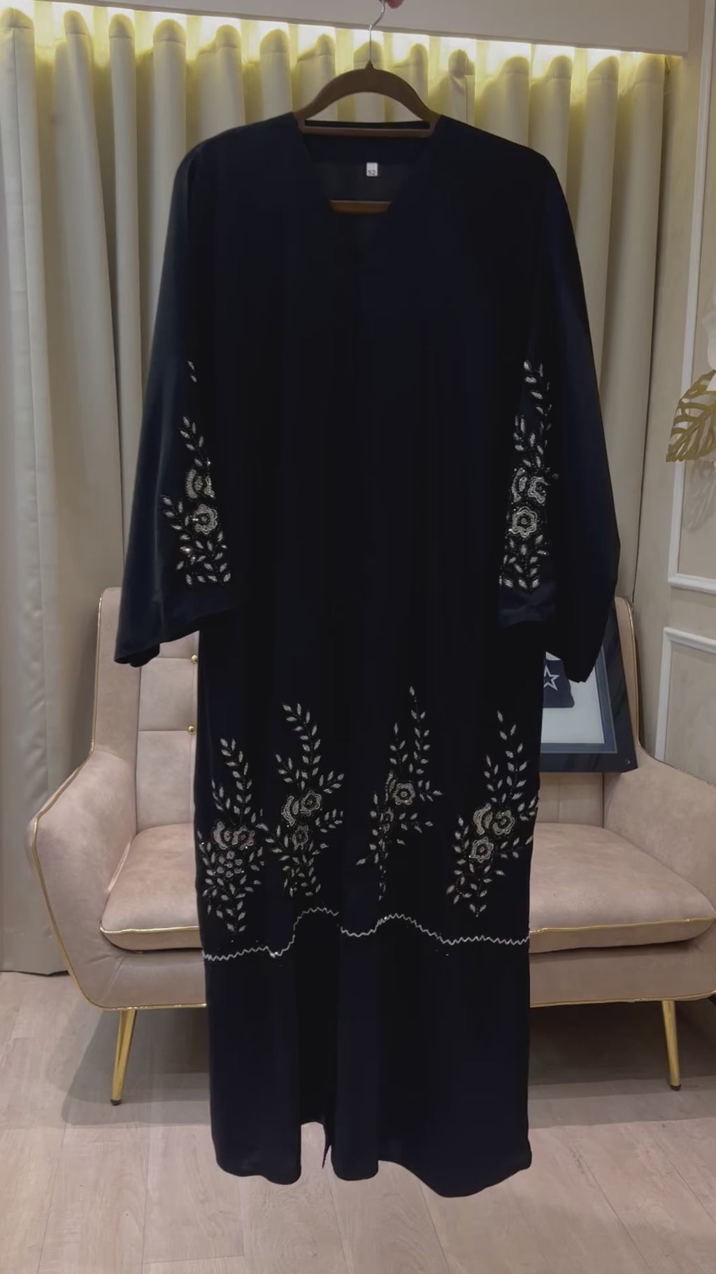 Black Party White Handwork -MH066