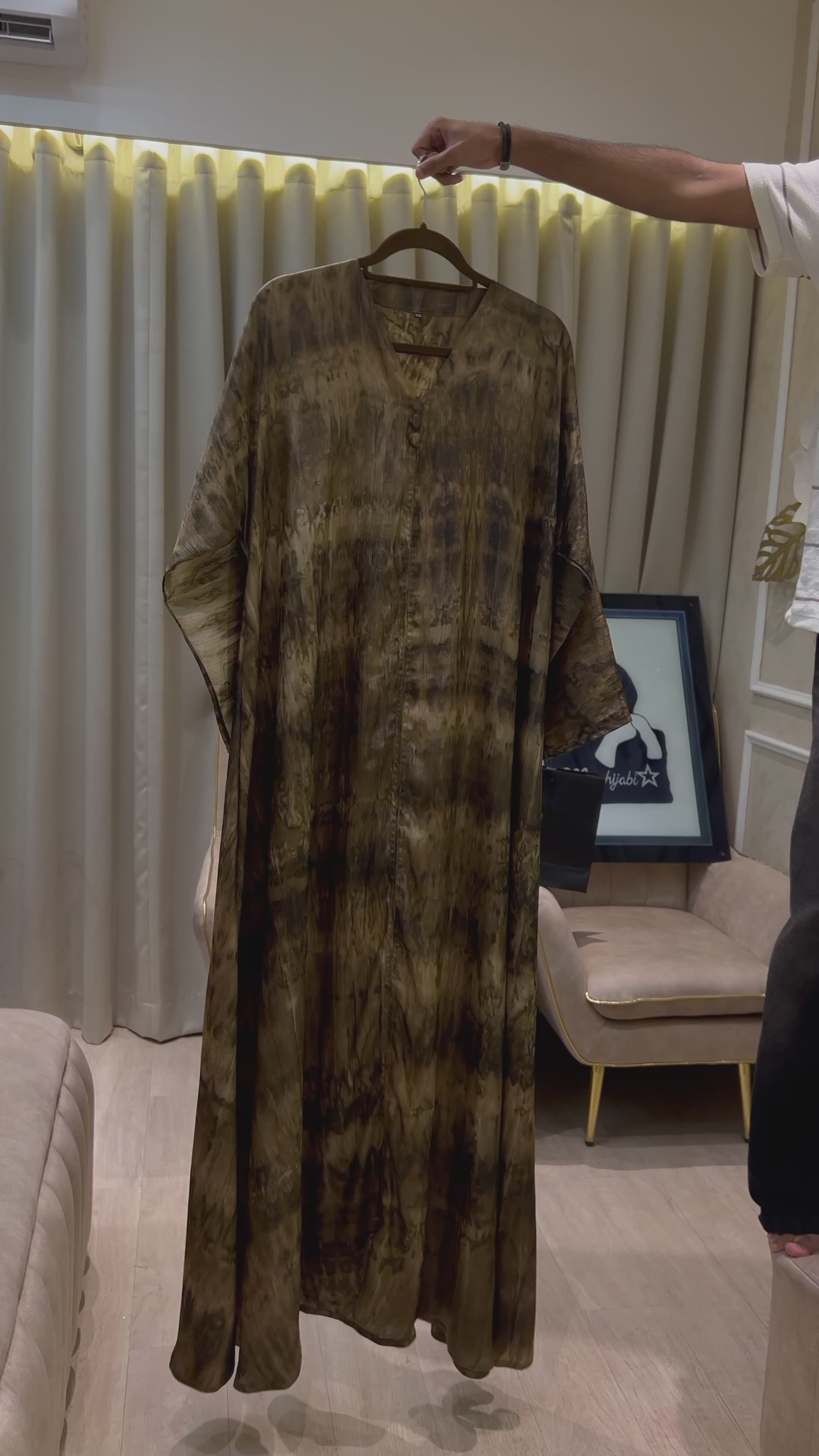 Printed Abaya -MH046