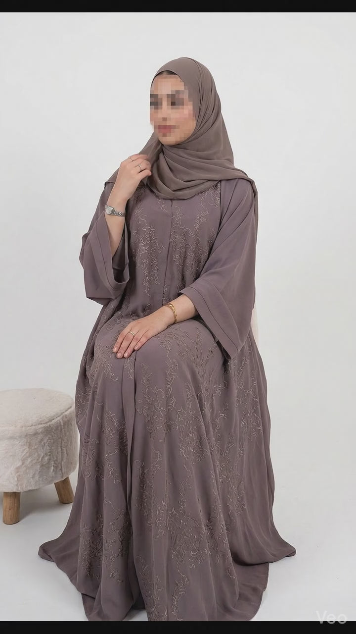 Simple everyday Abaya-MH245