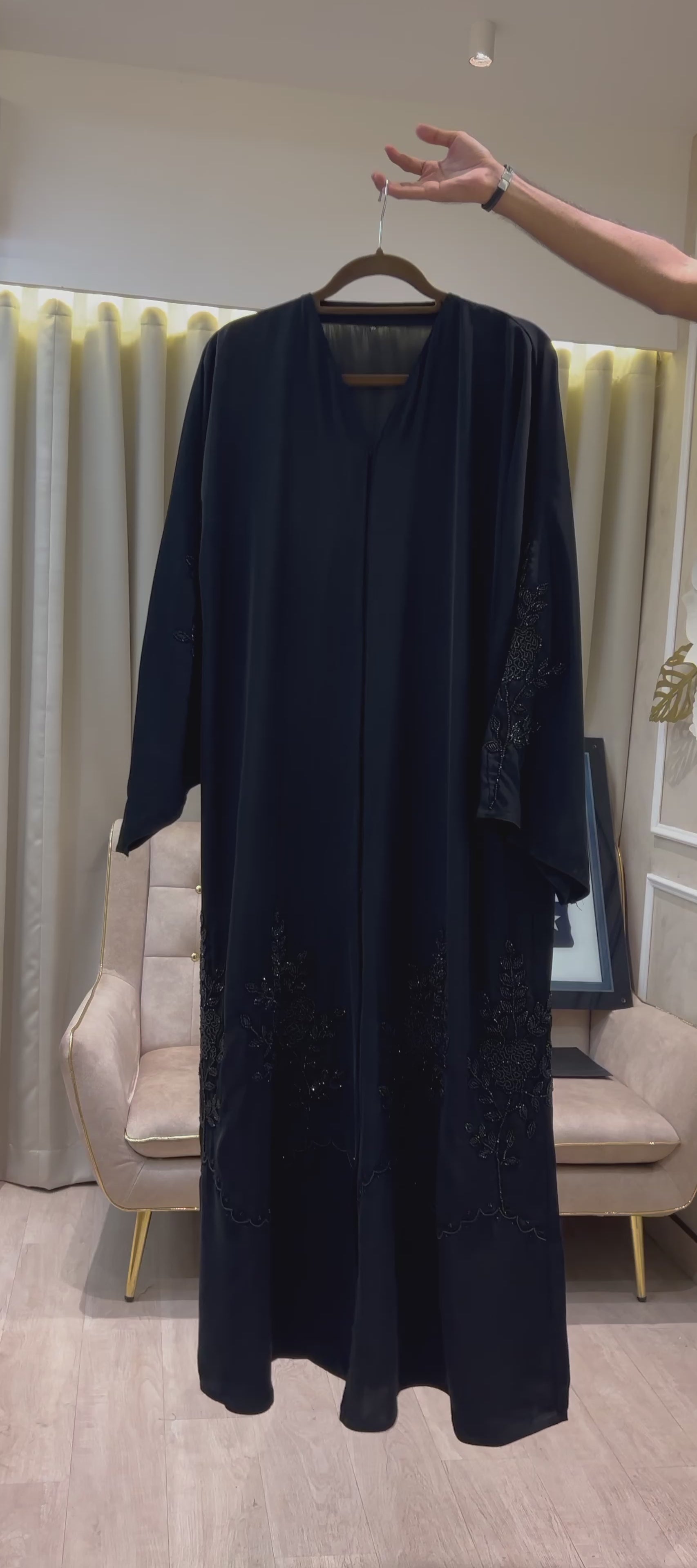 Timeless Black Signature Abaya
- MH049