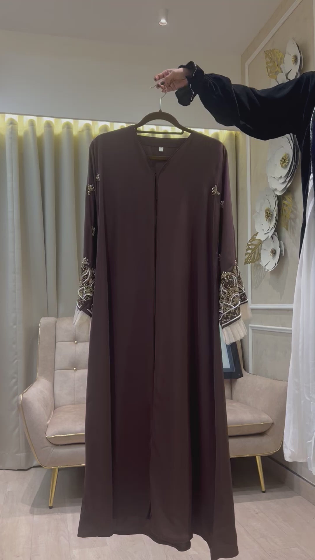 Luxury Brown Abaya for Women | Premium Modest Wear- MH062