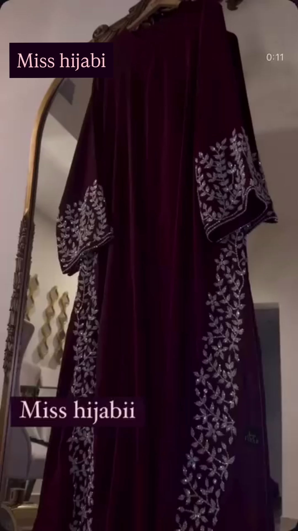 Heavy Vow Party Abaya -MH027