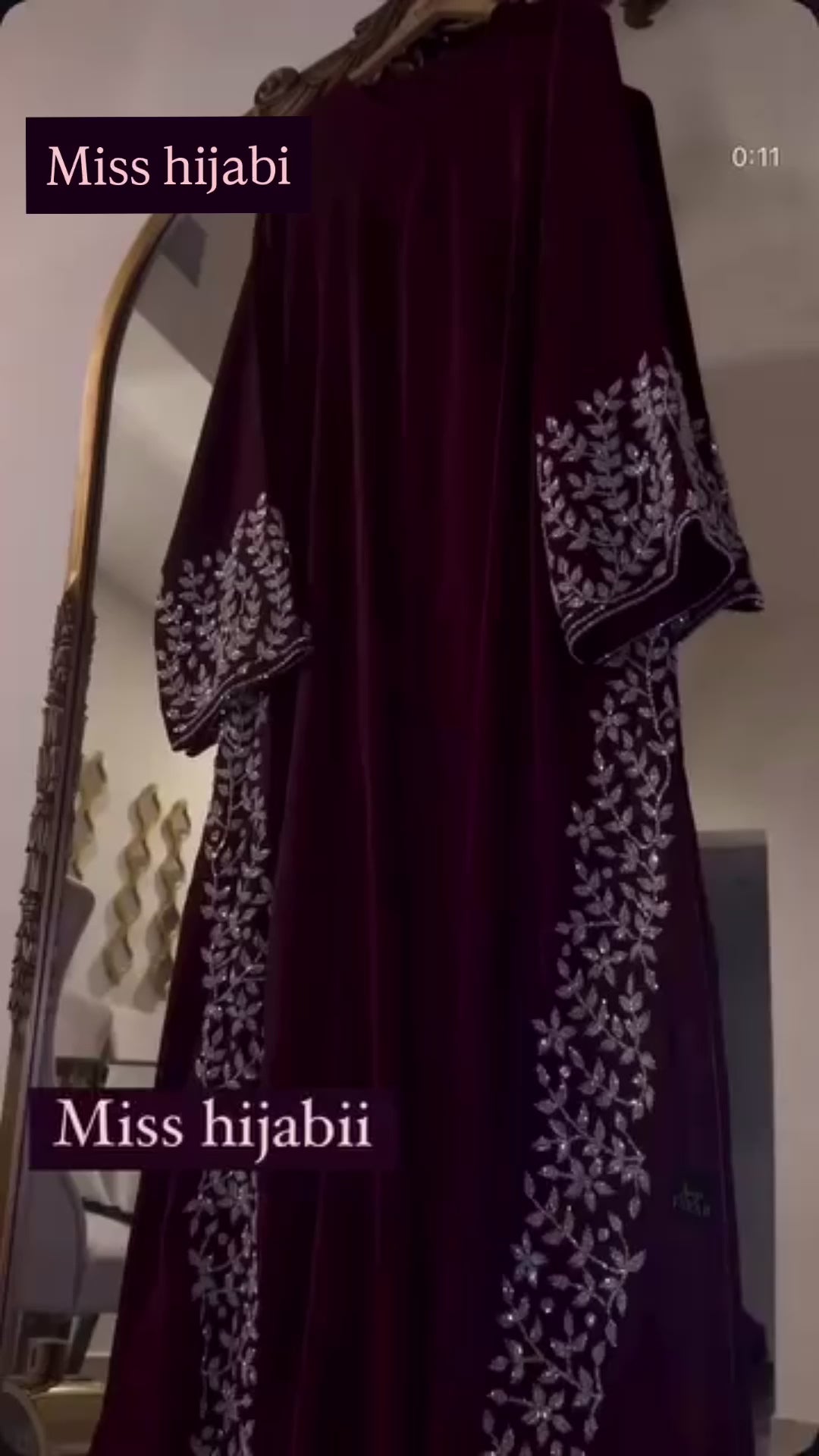 Heavy Vow Party Abaya -MH027