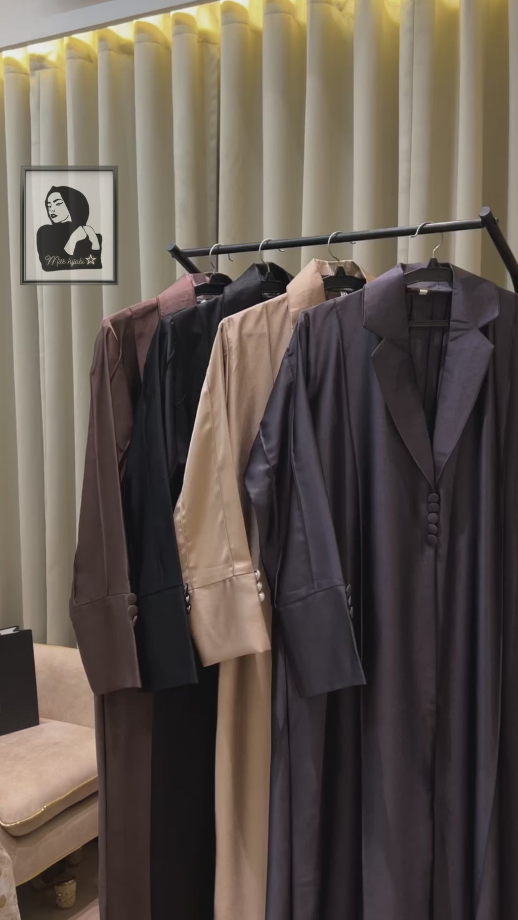 Trendy Printed Abaya -MH101